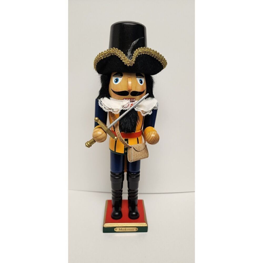 Holiday Living Nutcracker Musketeer 15 inch Decorative Christmas Collectible